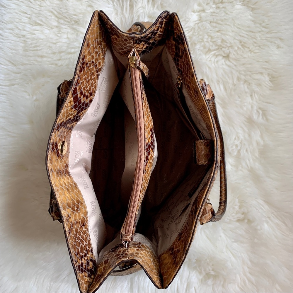 Michael Kors Hamilton Python Satchel - image 6